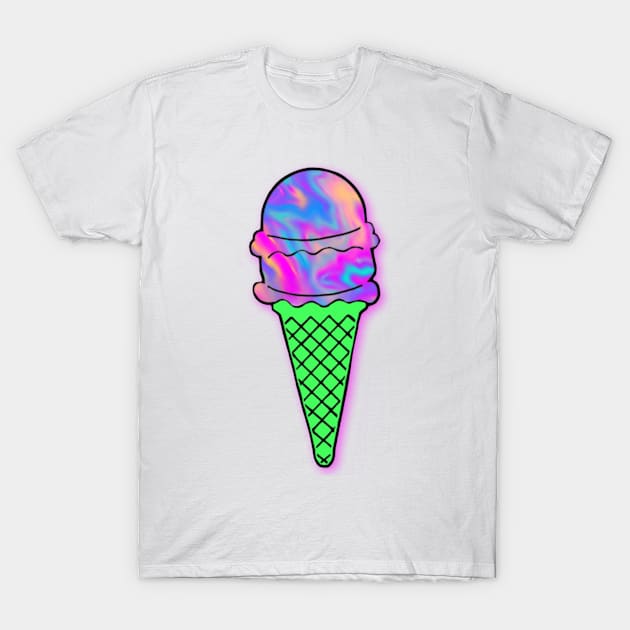 Trippy Iced Dessert T-Shirt by BethLeo
